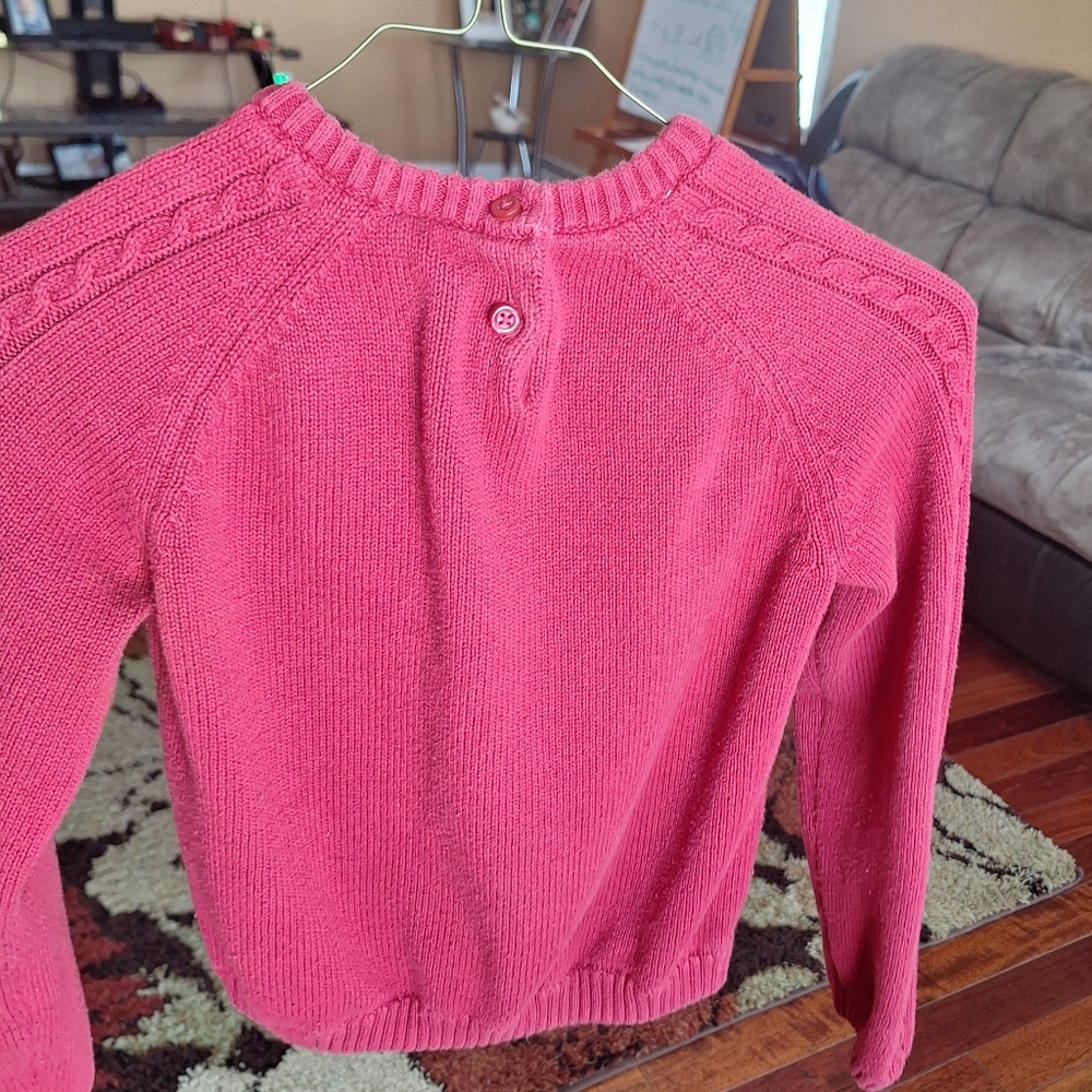 Gymboree Raspberry Cable Knit Sweater - Picture 3 of 5